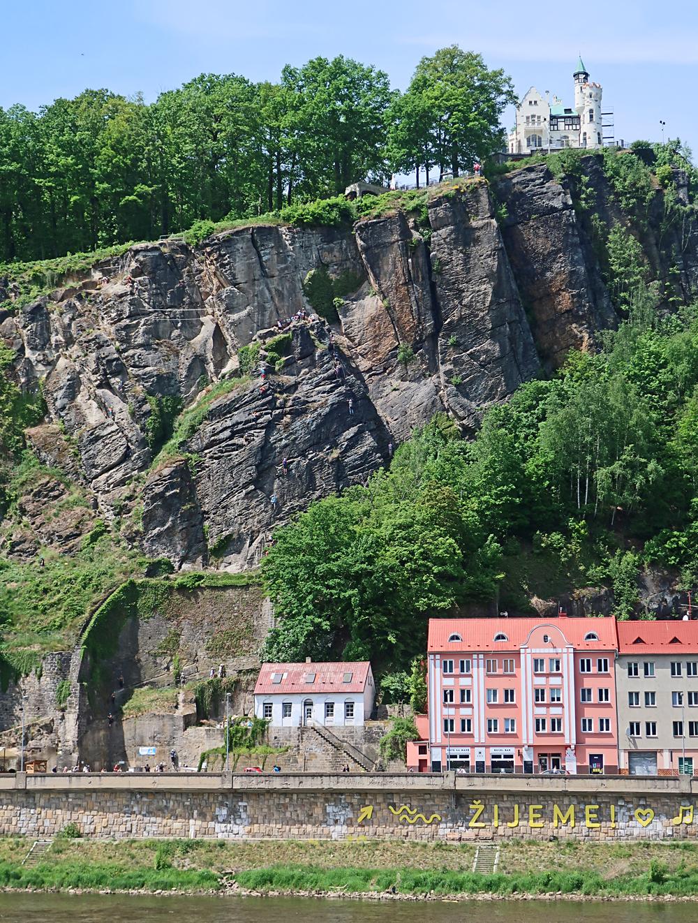 Via ferrata De��n - Part��sk� st�na.