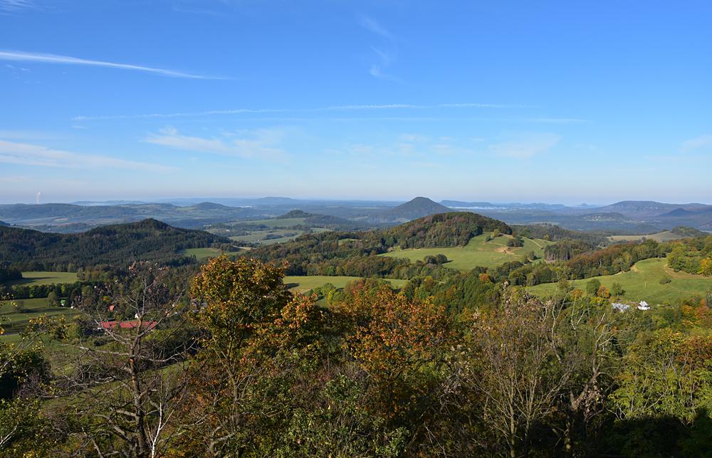 St��brn� vrch v Lu�ick�ch hor�ch - v�hled na �esk� �v�carsko.