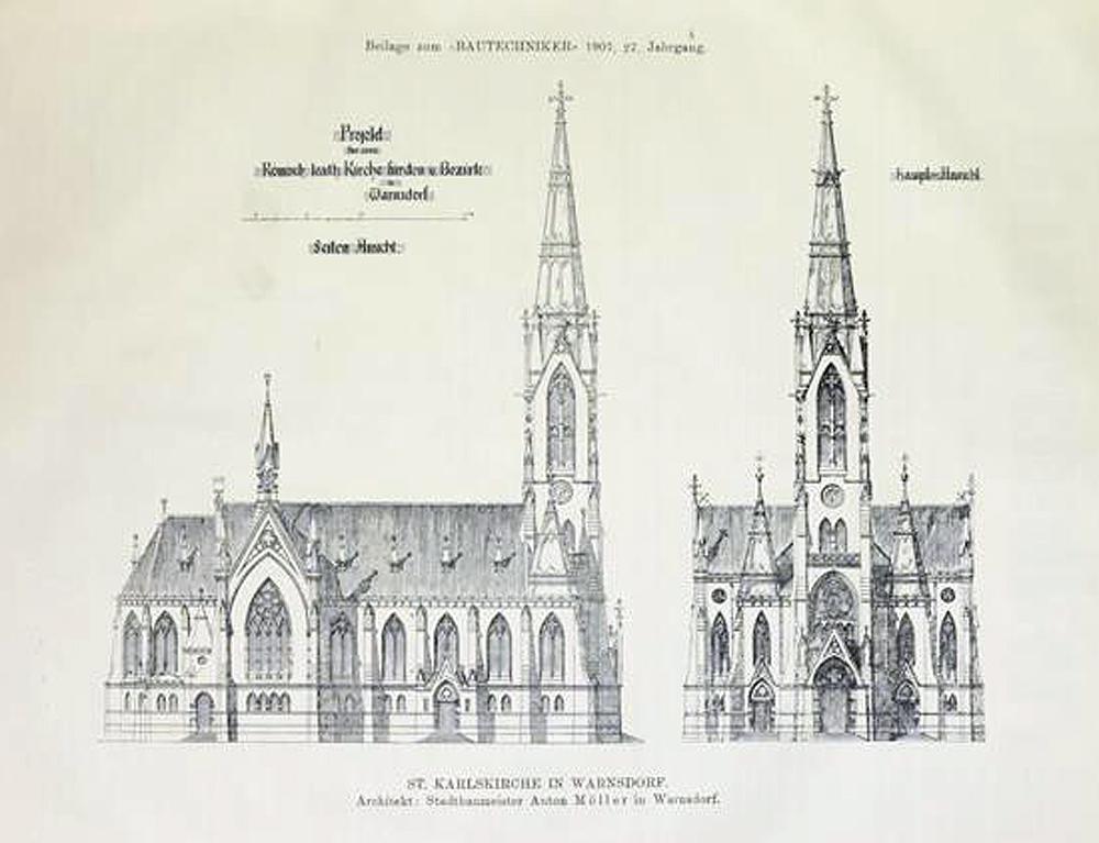 Studie kostela sv. Karla Boromejsk�ho ve Varnsdorfu