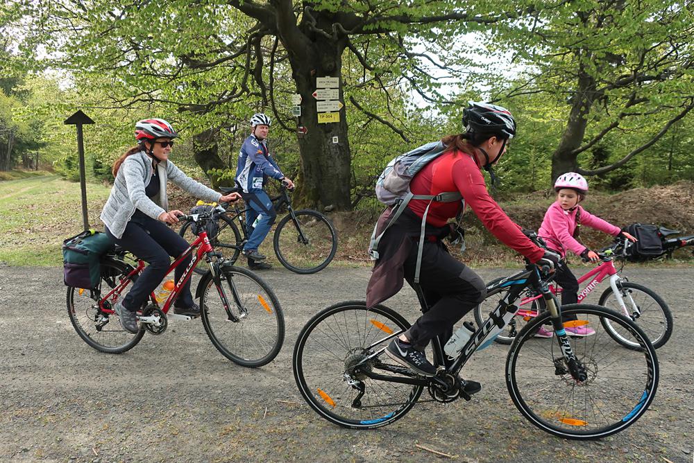 Cyklist�  na Vrchu T�� p�n�.