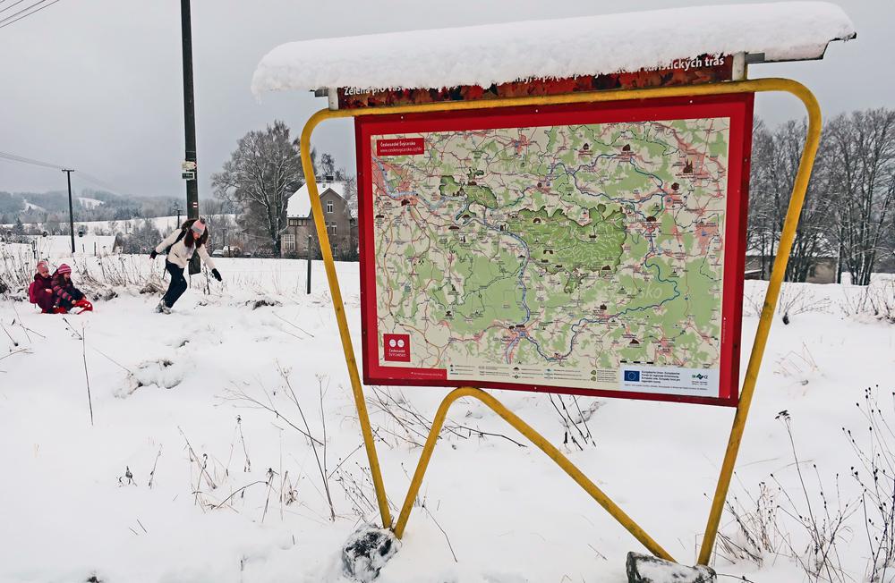 Antituristick� mapa v Brtn�k�ch.