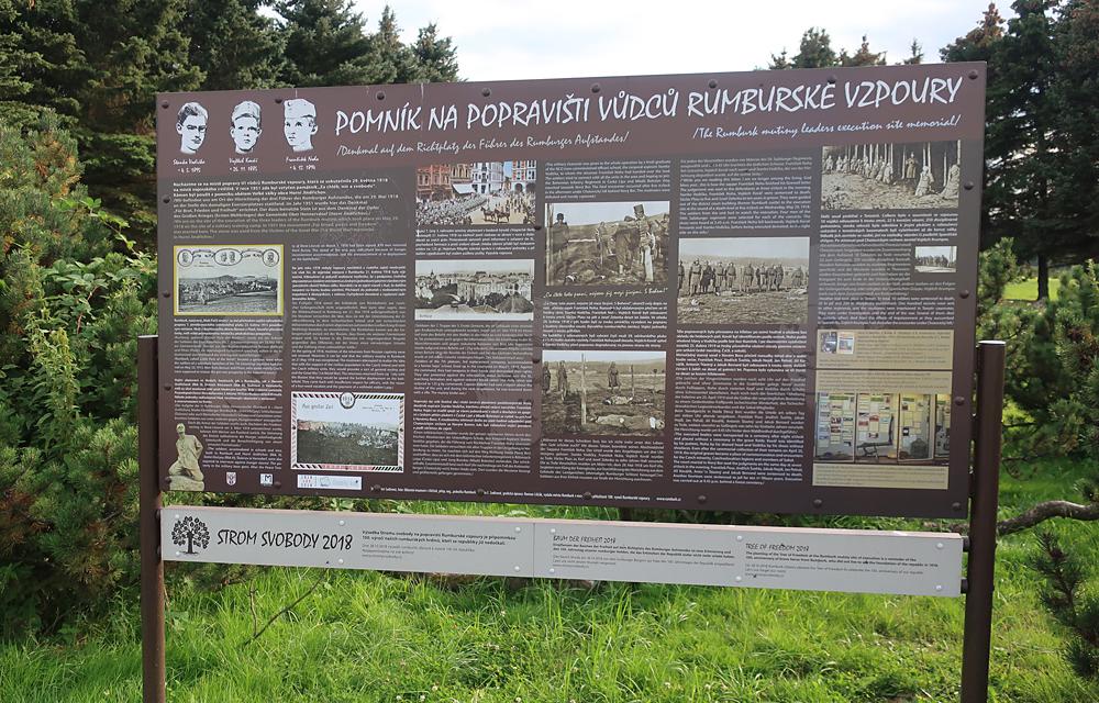 Rumbursk� vzpoura - informa�n� panel