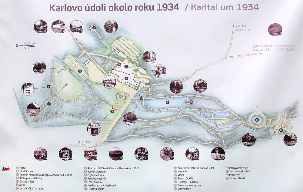 Karlovo �dol� - stav z roku 1934