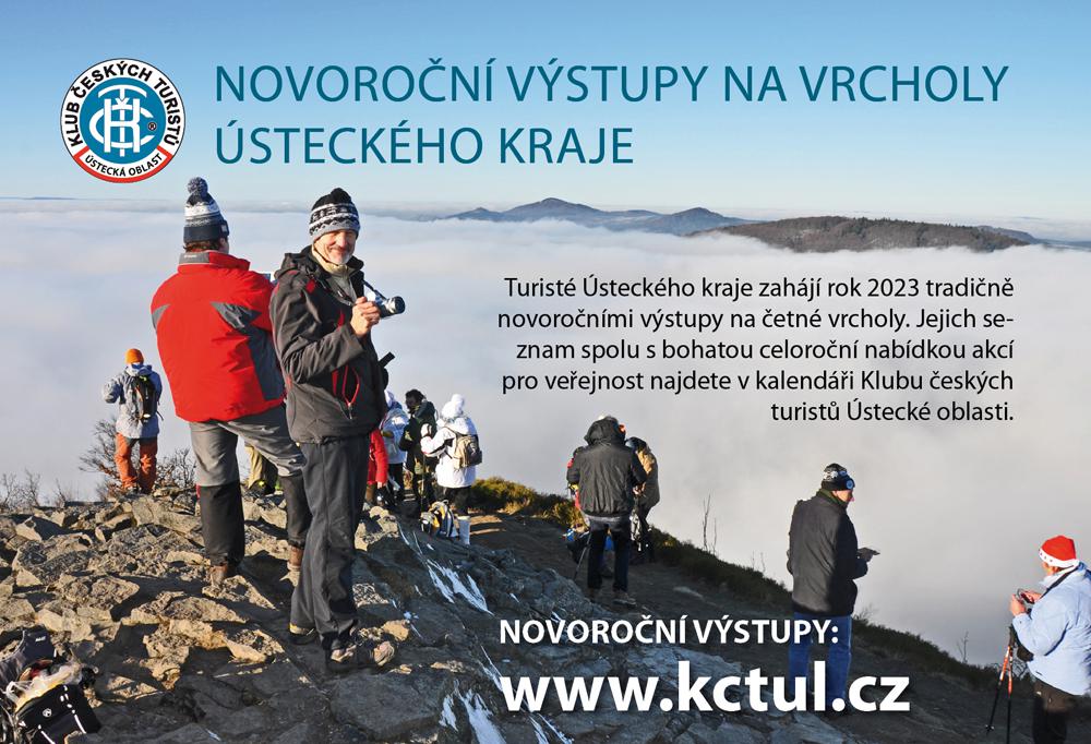 Novoro�n� v�stupy na vrcholy �steck�ho kraje.