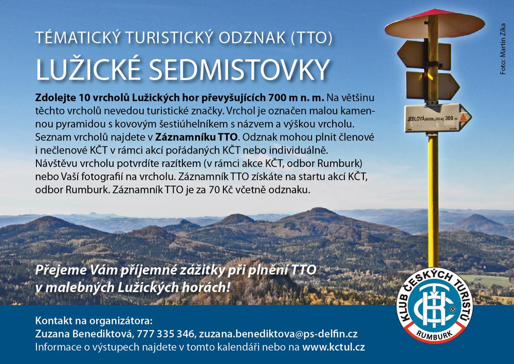Lu�ick� sedmistovky - tematick� turistick� odznak