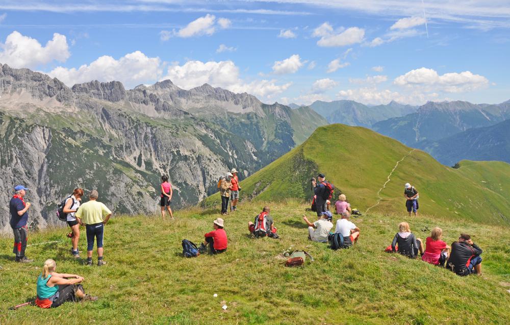 Turist� K�T v Alp�ch.