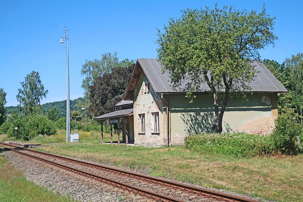 Zast�vka Star� K�e�any - Lok�lka �esk�ho �v�carska.