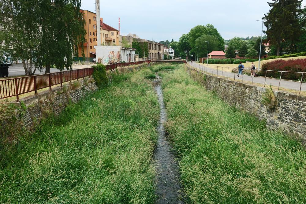 Kanalizovan� Mandava ve Varnsdorfu.