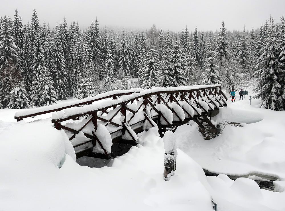 Karlovsk� most p�es Jizeru - Jizersk� hory