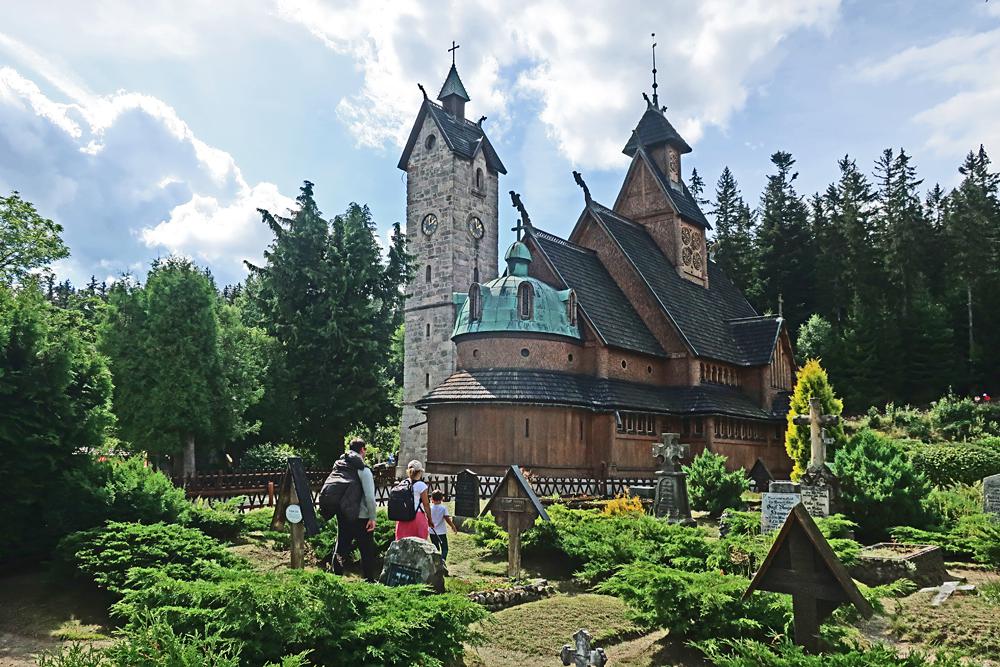 Kostek Wang ve m�st� Karpacz - Krkono�e