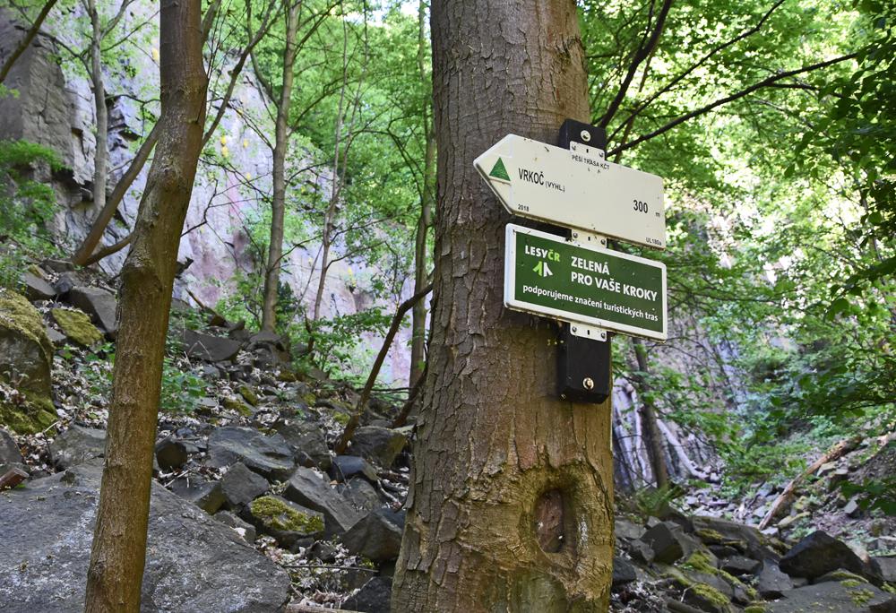 Va�ovsk� vodop�d - odbo�ka k Vrko�i.