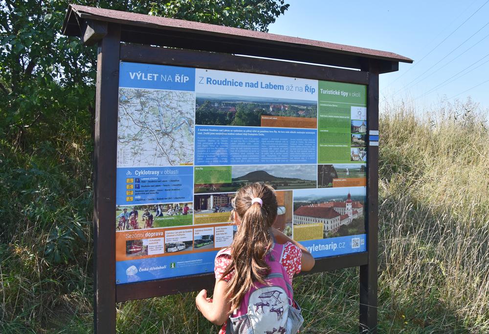 Turistick� trasa z Roudnice na ��p.