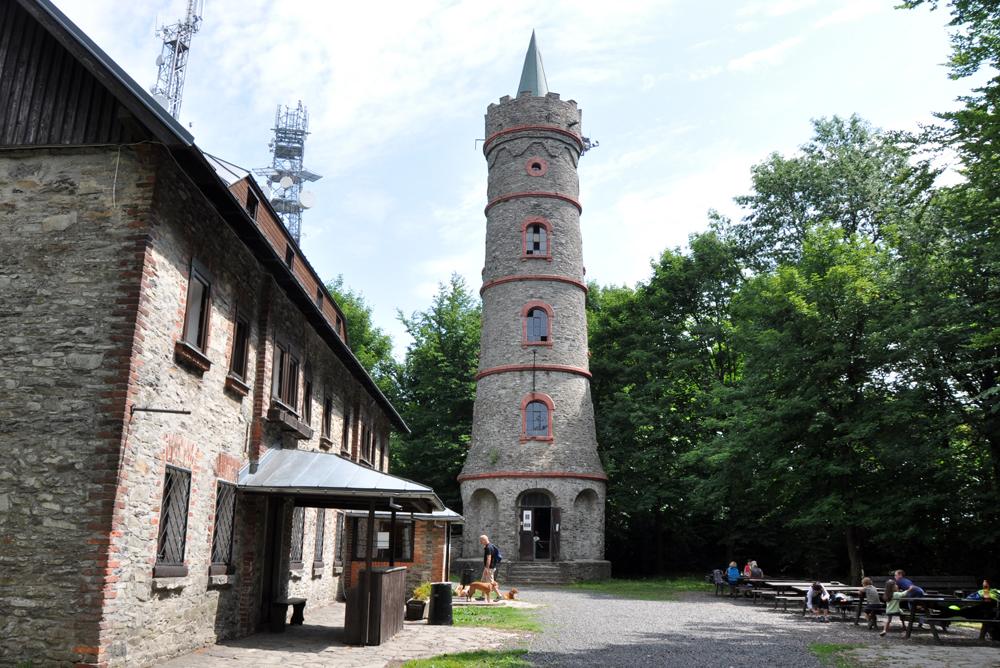 H�ebenovka - rozhledna na Jedlov� ho�e.