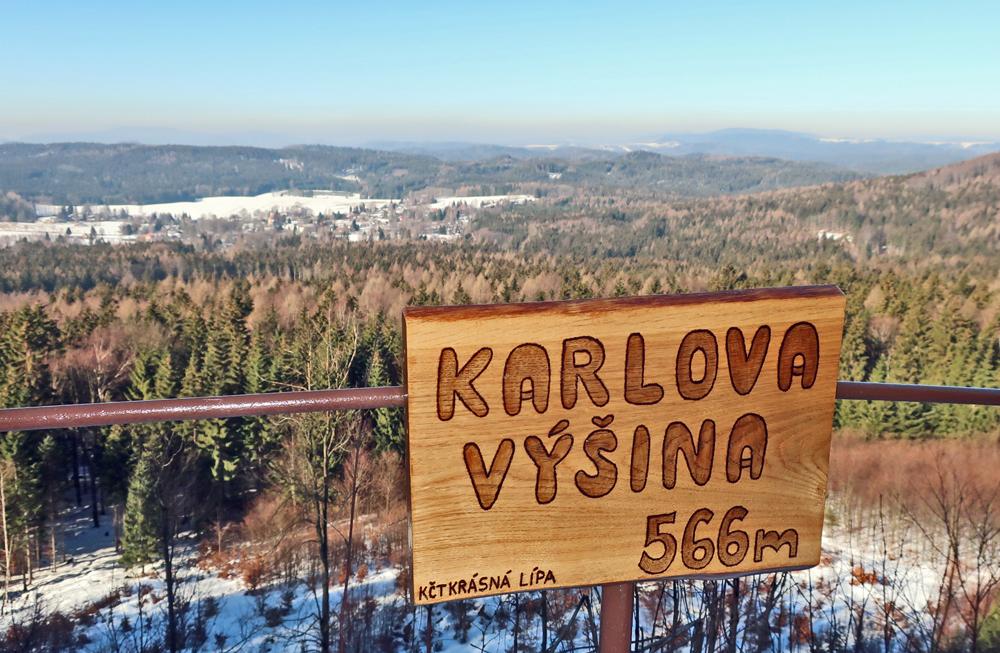 Karlova v��ina u Rybni�t� na D���nsku - Lu�ick� hory