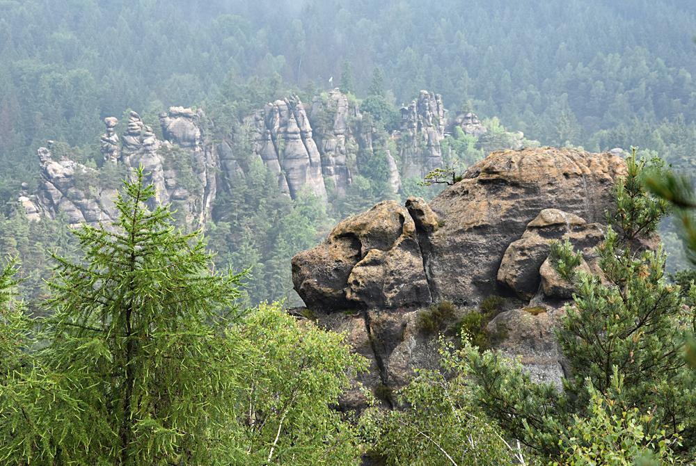 Skaln� m�sto u Jonsdorfu - �itavsk� hory (Zittauer Gebirge)