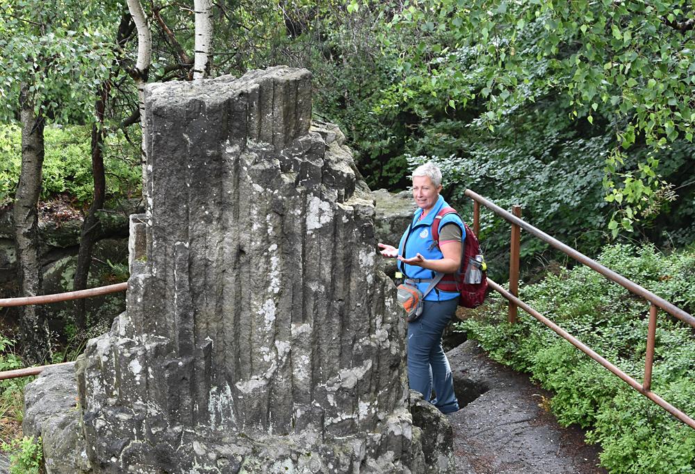 Skaln� �tvar Varhany - �itavsk� hory (Zittauer Gebirge)