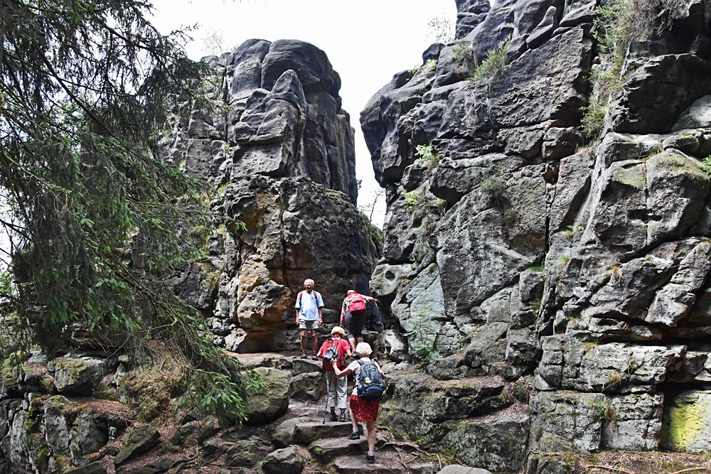Gro�er Steingasse - �itavsk� hory (Zittauer Gebirge)