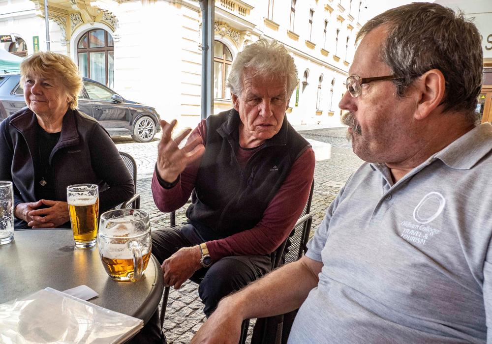 Posezen� u piva.