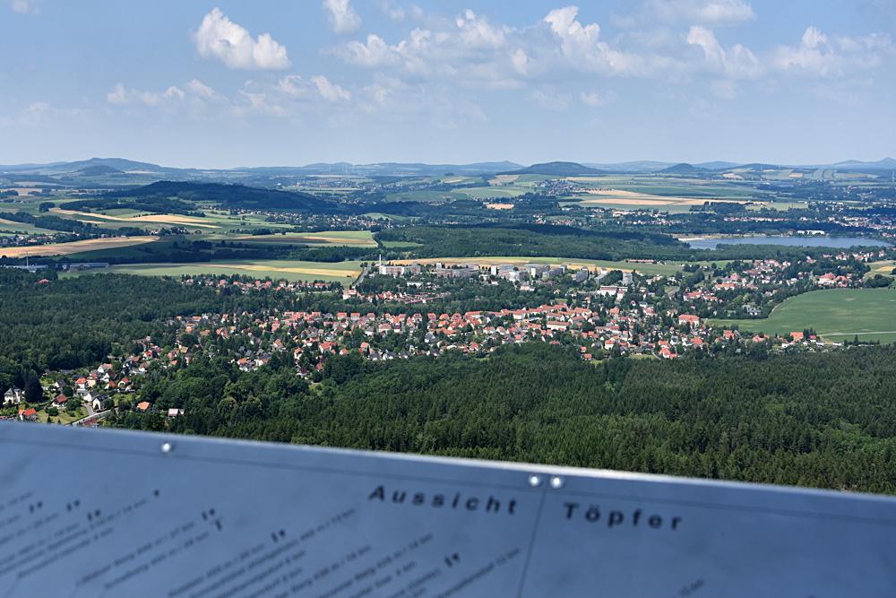 Vyhl�dka T�pfer v �itavsk�ch hor�ch nad Oybinem.