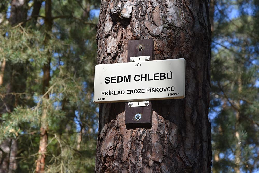 Sedm chleb� - skaln� �tvar v CHKO Koko��nsko