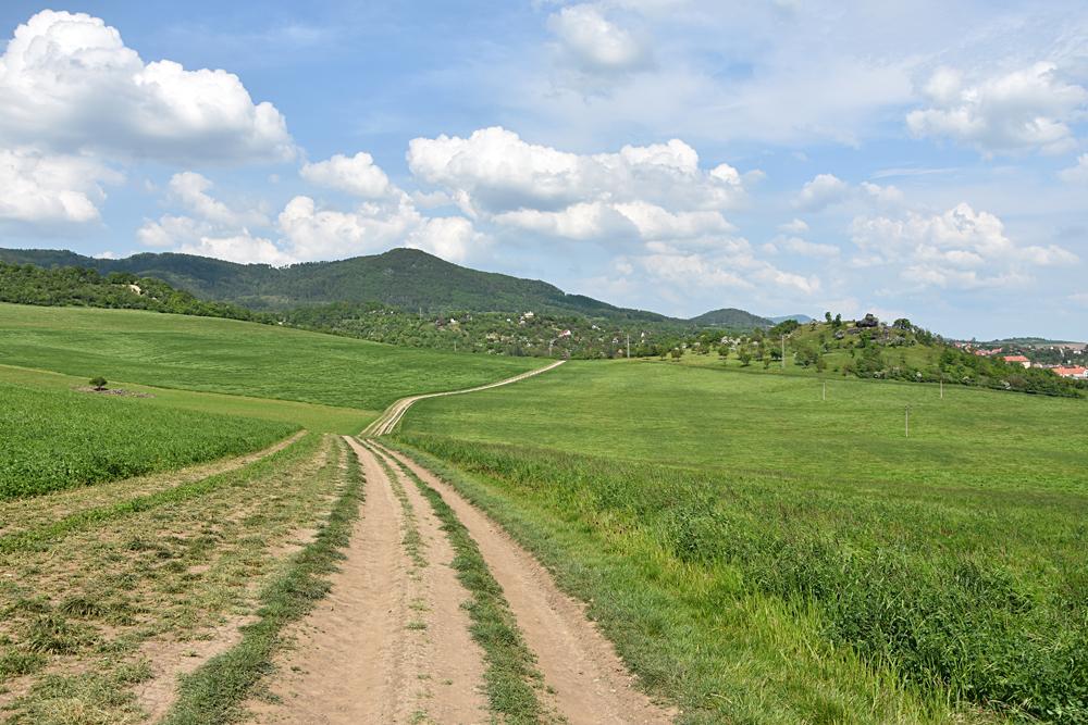 Modr� trasa z Litom��ic do �itenic.