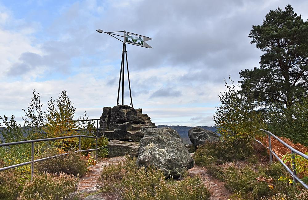 V�trn� korouhev na Kaiserkrone - Sask� �v�carsko.