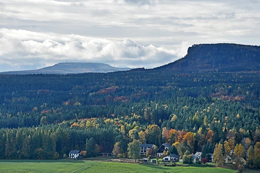 Gro�er Zschirnstein a D���nsk� Sn�n�k - Sask� �v�carsko.