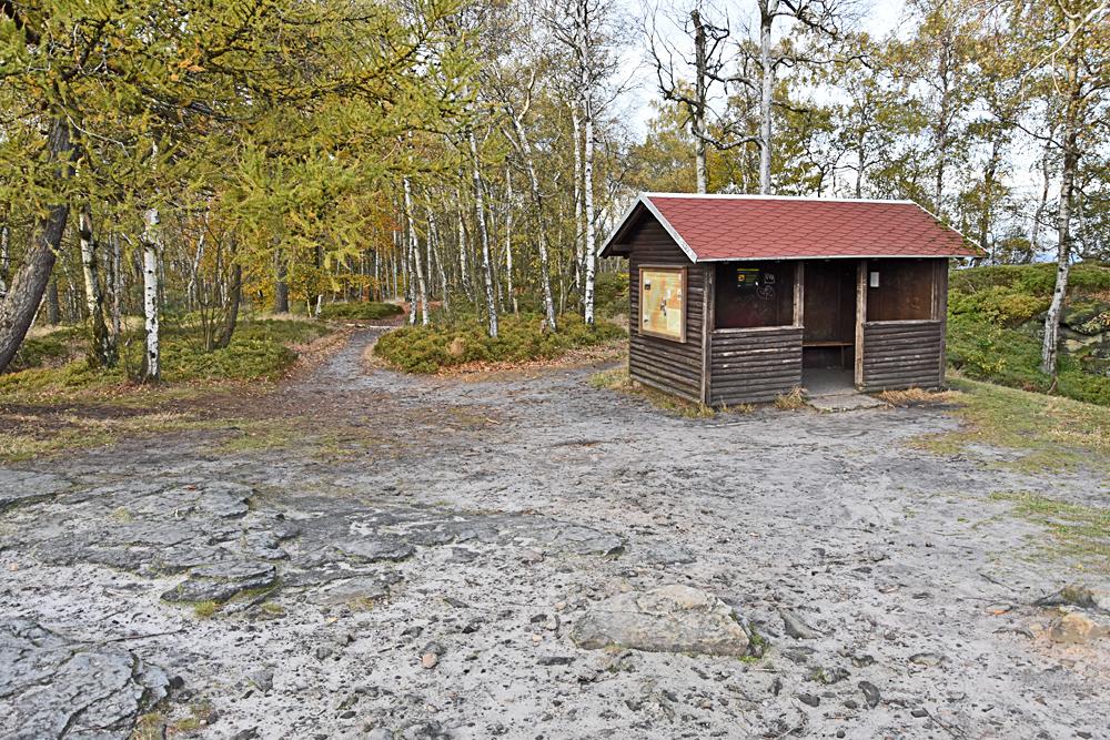 Turistick� p��st�e�ek na Gro�er Zschirnstein.