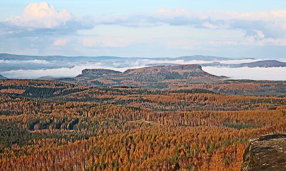 Gro�er Zschirnstein z Dr��ansk� vyhl�dky - Sask� �v�carsko.
