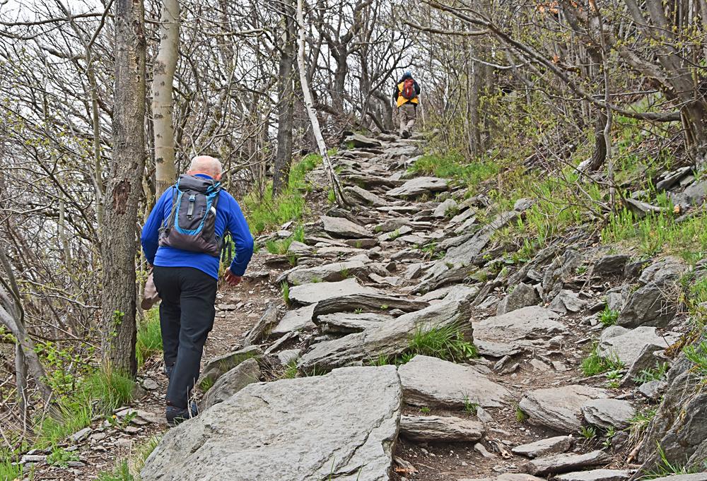 Turistick� trasa na Mile�ovku - �esk� st�edoho��.