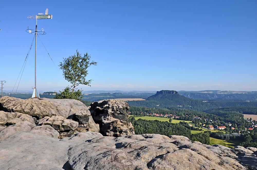 V�hled z Gohrisch na Gohrisch - Sask� �v�carsko.