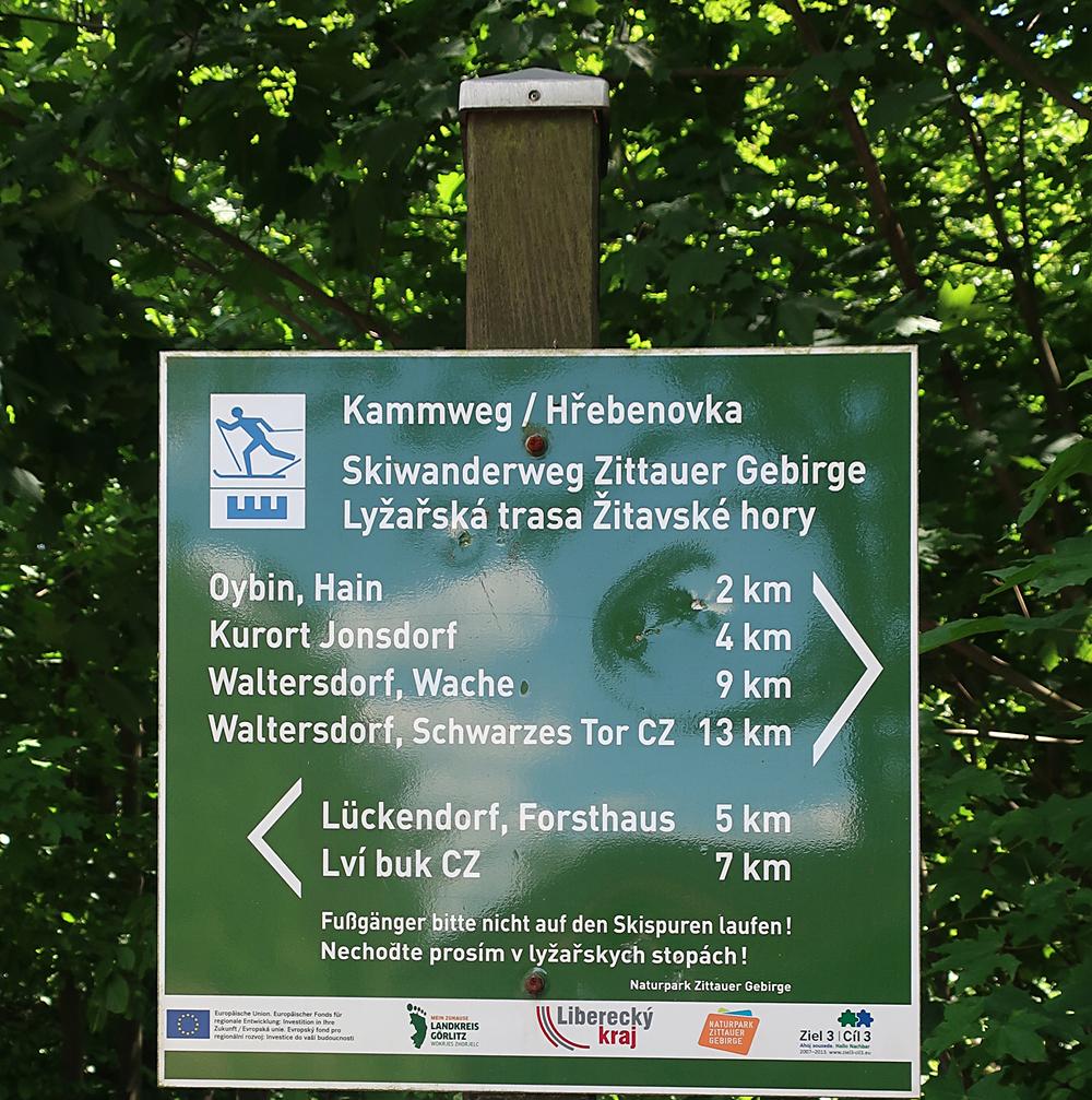 Kammweg / H�ebenovka v Lu�ick�ch hor�ch