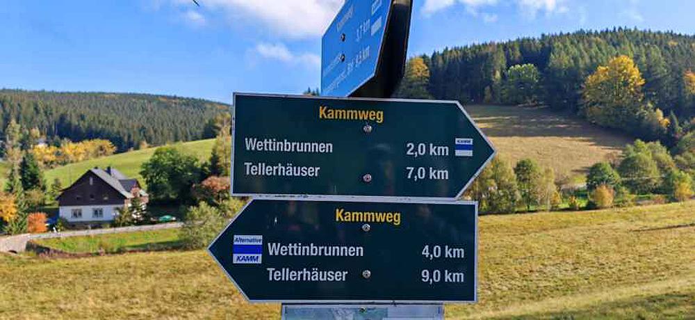 Kammweg - n�meck� H�ebenovka v Kru�n�ch hor�ch.