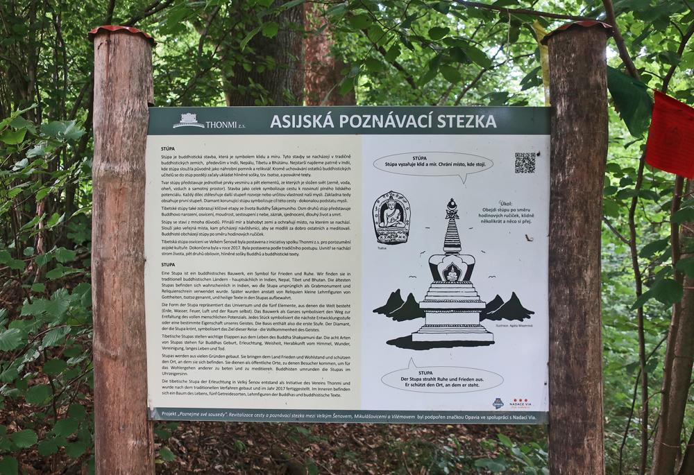 Panel na Asijsk� pozn�vac� stezce.
